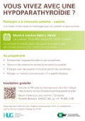 Dépliant : Rencontre avec des patients-experts